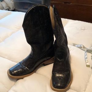 Ladies Roper Square Toe Boots